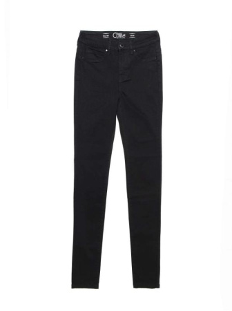 Моделирующие джинсы skinny Premium Stay Black с высокой посадкой CON-185 Lycra || Брюки джинсові жін. CE CON-185, р.170-106, deep black Моделирующие джинсы skinny Premium Stay Black с высокой посадкой CON-185 Lycra || Брюки джинсові жін. CE CON-185, р.170-106, deep black