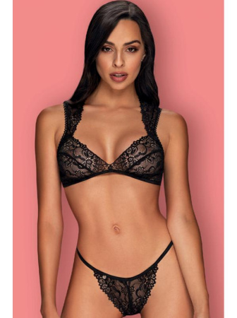 Комплект Obsessive Elisetta set Черный