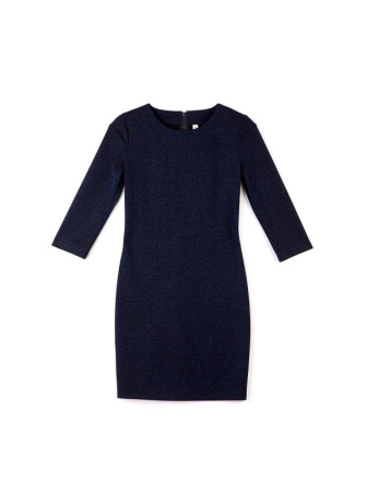 Ультрамодное платье-футляр с металлическим блеском 854 || Плаття жін. CE LPL 854, р.170-84-90, Marino