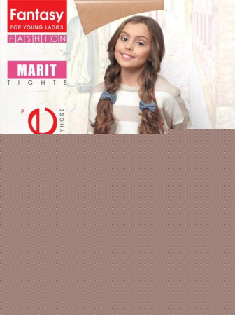 Колготки из микрофибры в разноцветную полоску MARIT, р.146-152, Nero || Колготки з мікрофібри в різнокольорову смужку MARIT, р. 146-152, Nero