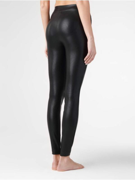 Моделирующие термолеггинсы с высокой посадкой из искусственной кожи BELLA CONTE, р.170-94, royal blaConte Kids