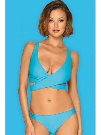 Купальник раздельный Obsessive Cobaltica - бюст с мягкой чашкой и бразилианки Бирюза