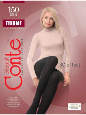 Теплые колготки из нитей микрофибры TRIUMF 150 Lycra, р.4, Grafit || Теплі колготки з ниток мікрофібри TRIUMF 150 Lycra, р. 4, Grafit