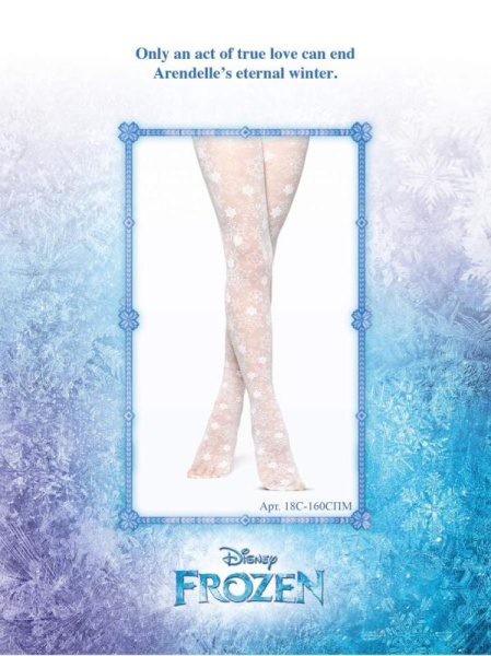 Колготки с рисунками Disney Frozen 20 и вкладышем-раскраской Колготки с рисунками Disney Frozen 20 и вкладышем-раскраской