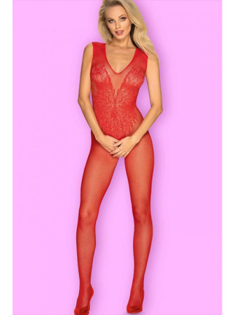 Комбинезон-сетка Obsessive N112 Красный