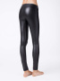 Ультрамодные леггинсы из искусственной кожи с лампасами GLOSS CHIC, р.170-98, Nero || Ультрамодні легінси з штучної шкіри з лампасами GLOSS CHIC, р. 164-90, Nero