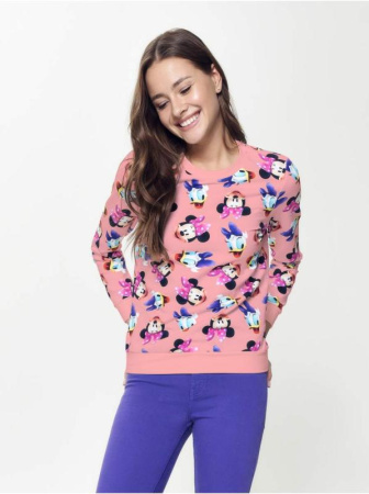 Хлопковый свитшот с ярким принтом Disney 952