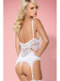 Комплект Obsessive 810-COR-2 corset Белый