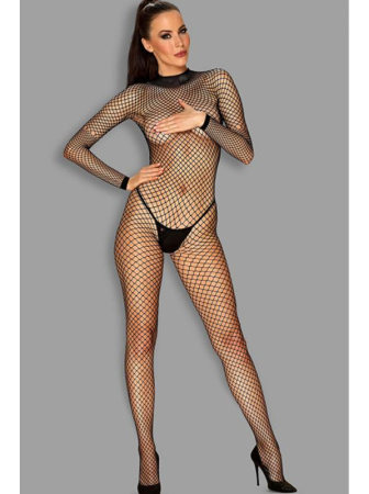 Комбинезон-сетка Obsessive N121 Черный