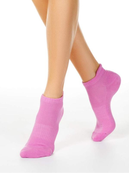Носки жен. хлопковые E ACTIVE (короткие, махр. стопа) 15С-75СПЕ, р.23, 078 мальва