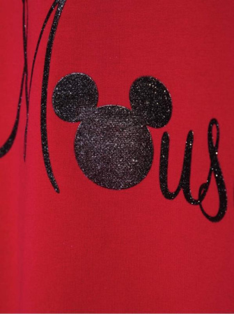 Хлопковый свитшот с мерцающей надписью Disney LD 949 || Джемпер жін. CE DISNEY LD 949, р.170-92, royal black