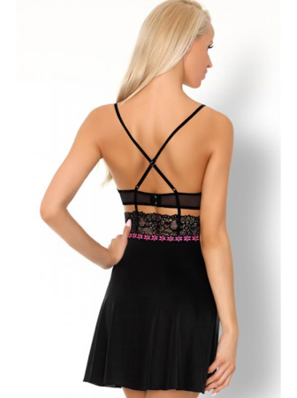 Комплект LivCo Corsetti Collyna Черно-розовый || Комплект LivCo Corsetti Collyna Черно-розовый Комплект LivCo Corsetti Collyna Черно-розовый || Комплект LivCo Corsetti Collyna Черно-розовый