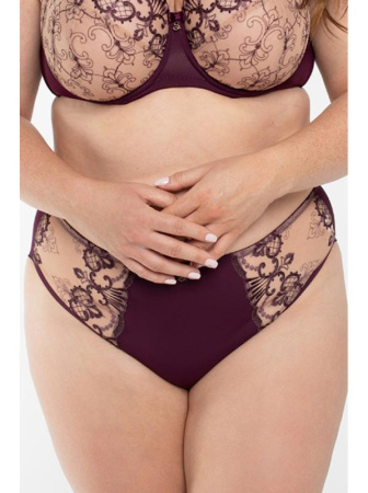Полные трусики Samanta Perla B400 Баклажан