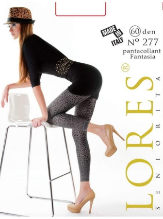 Леггинсы Lores №277 60 Den, 3/4, nero(чёрный)