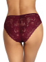 Полные трусики Ewa Bien Jasmin C110 Бургундово-бежевый