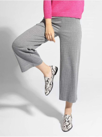 Кюлоты с высокой посадкой и рисунком "гусиная лапка" CLASSIC CHIC Кюлоты с высокой посадкой и рисунком "гусиная лапка" CLASSIC CHIC