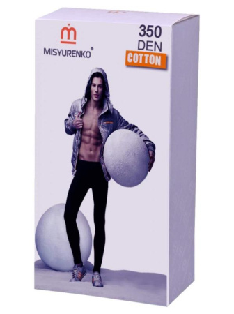 Кальсоны мужские MISYURENKO Cotton 350, 5, Черный