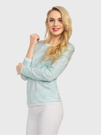 Джемпер LD 707 || ВТЖ Джемпер жін. CE LD 707, р.158,164-100, м&amp;apos;ята