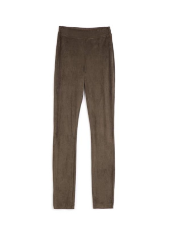 Легинсы женские Conte VELVET, р.170-102, khaki || Ультрам'які легінси з штучної замші VELVET, р. 170-98, bordo