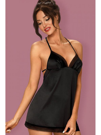 Комплект Obsessive Alifini chemise  Черный