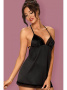Комплект Obsessive Alifini chemise  Черный