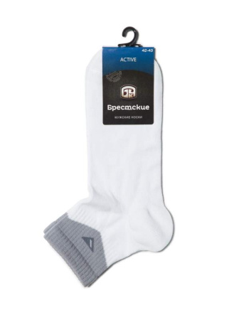 НОСКИ МУЖСКИЕ 14С2314, р.25, 020 БЕЛЫЙ || ШКАРПЕТКИ ЧОЛ 2314 ACTIVE (укорочені), р.27, 020 БІЛИЙ