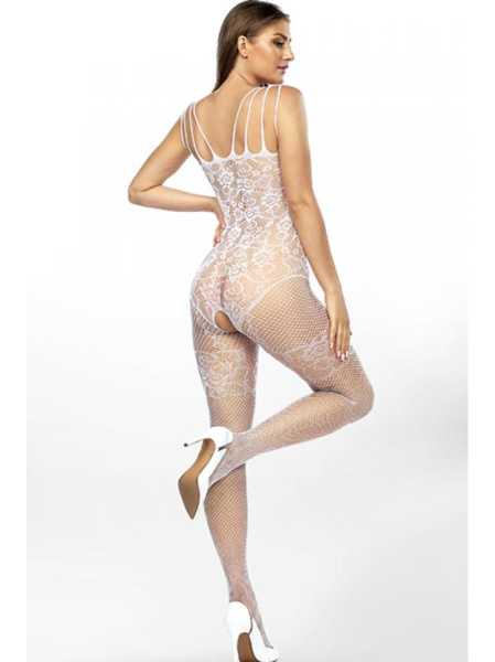 Комбинезон-сетка Anais Chrystelle Белый