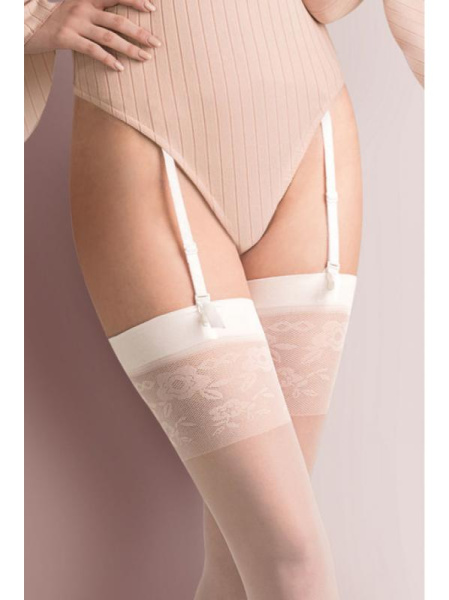 Чулки Gabriella Vanessa 20 den под пояс Шампань