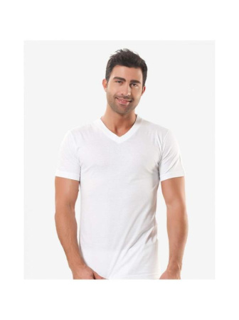 Мужская футболка Oztas A-1013, XL, Белый