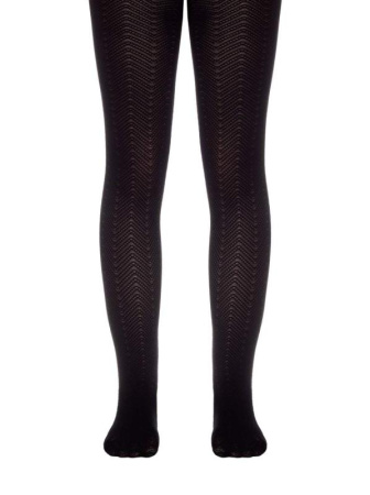 Колготки с рисунком &quot;точки&quot; NANCY, р.140-146, Nero