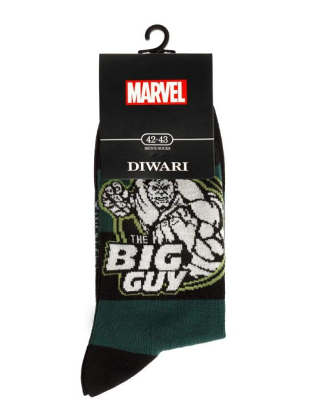 Носки муж. DW MARVEL 17С-140СПМ, р.25, 062 темно-зеленый