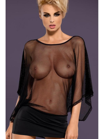 Комплект Obsessive Punker dress Черный