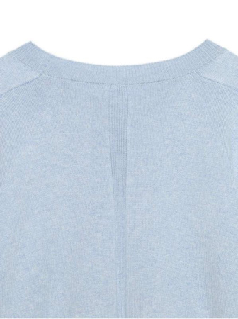 Джемпер из пряжи с хлопком и модалом LDK 098 || Джемпер жін. CE LDK098 19С-197СП, р.170-84, white smoke Джемпер из пряжи с хлопком и модалом LDK 098 || Джемпер жін. CE LDK098 19С-197СП, р.170-84, white smoke