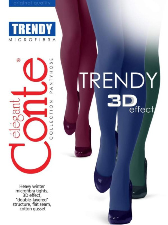 Плотные колготки TRENDY 150 Lycra, р.5, marsala || Щільні колготки TRENDY 150 Lycra, р. 5, marsala