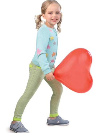 Леггинсы с неоновыми вставками SUNNY, р.122, 128-64