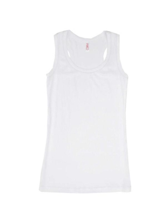 Базовый фактурный топ из вискозы LD 713 || ВТЖ Джемпер жін. CE LD 713, р.170-92, білий