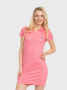 Платье с воротником-поло LPL 732 || ВТЖ Плаття жін. CE LPL 732, р.158,164-100-106, рожевий