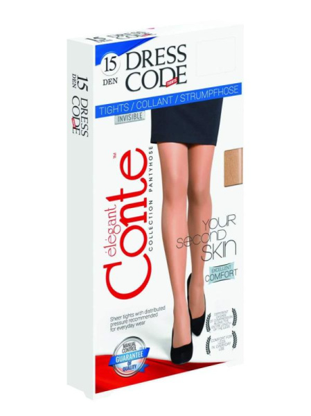 Колготки с эффектом второй кожи DRESS CODE 15 Lycra, р.4, Nero Колготки с эффектом второй кожи DRESS CODE 15 Lycra, р.4, Nero