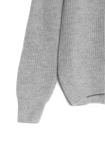 Джемпер из объемной итальянской пряжи с мериносовой шерстью и кашемиром LDK 065 || Джемпер жін. CE LDK065 18С-217СП, р.170-88, chai latte