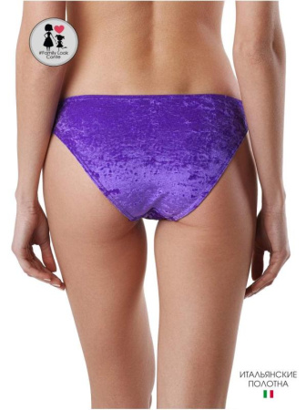 Трусики-бикини со средней посадкой BELLA VELVET || Труси куп. жін. CE BELLA VELVET, р.106, royal violet