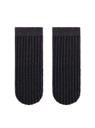 Носки FANTASY в полоску с люрексом || Носки FANTASY в полоску с люрексом