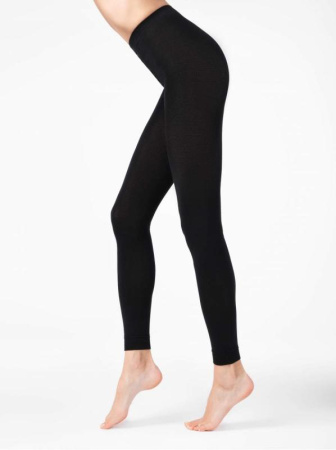 Хлопковые леггинсы COTTON LEGGINGS 250 Lycra, р.3, Nero