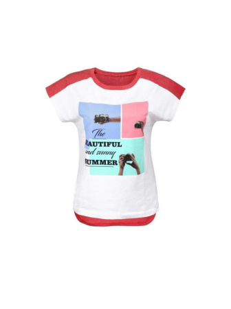 Хлопковый джемпер с рисунками LD 638