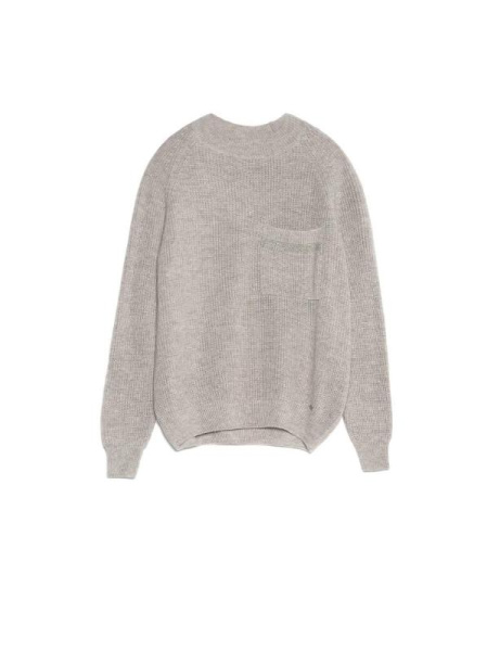 Джемпер из объемной итальянской пряжи с мериносовой шерстью и кашемиром LDK 065