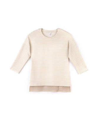 Ультрамодный джемпер с элегантным сетчатым кружевом 829 || Джемпер жін. CE LD 829, р.170-100, milky-golden