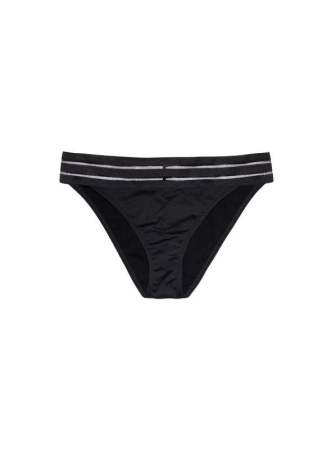 Трусики-слипы с декоративной резинкой LAMIA || ВКТ CE Труси купальні жіночі LAMIA, р.90, чорний