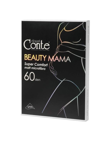 Щільні матові колготки для майбутніх мам BEAUTY MAMA 60, р. 5, Nero Щільні матові колготки для майбутніх мам BEAUTY MAMA 60, р. 5, Nero