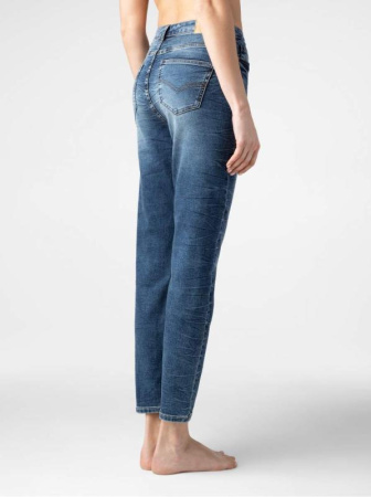 Джинсы Mom Fit особой варки CON-281 || Брюки джинсові жін. CE CON-281, р.170-94, authentic blue