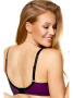 Бюстгальтер push up Kinga Grace PU-706 Черно-фиолетовый