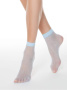 Носки в мелкую сетку RETTE SOCKS-MEDIUM || Шкарпетки жін. RETTE SOCKS-MEDIUM, р.23-25, Bianco